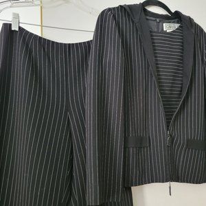 Carlisle  Pantsuit  zippered Jacket with Hood